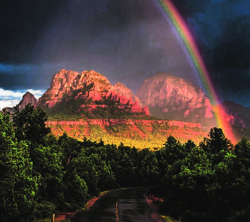 Red rock formations near Sedona